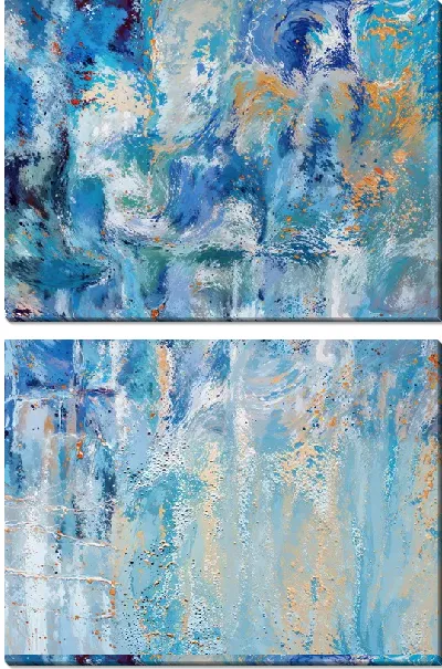 Модульная картина Текстурная абстракция №101