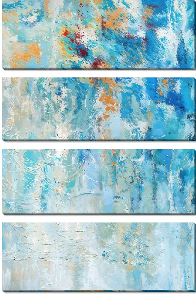 Модульная картина Текстурная абстракция №100