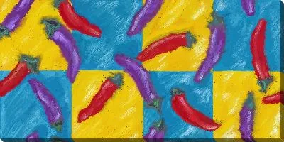 Постер Перцы в стиле арт