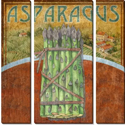 Спаржа в стиле винтаж