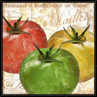 Картина Три томата винтаж №2