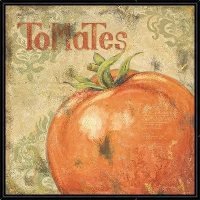 Томат в винтажном стиле
