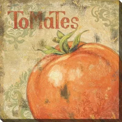 Томат в винтажном стиле