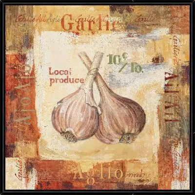 Картина Чеснок винтаж