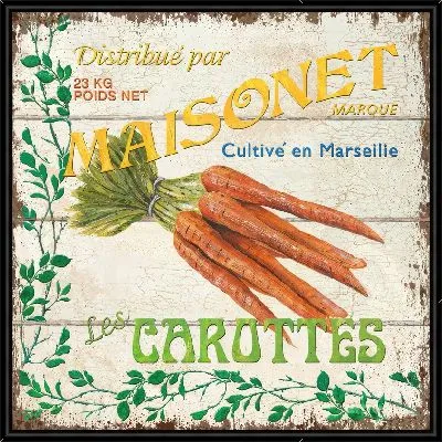 Морковь в стиле винтаж №2