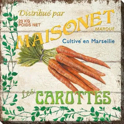 Постер Морковь в стиле винтаж №2