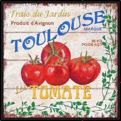 Красные томаты стиль винтаж