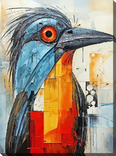 Картина маслом Птичка №11