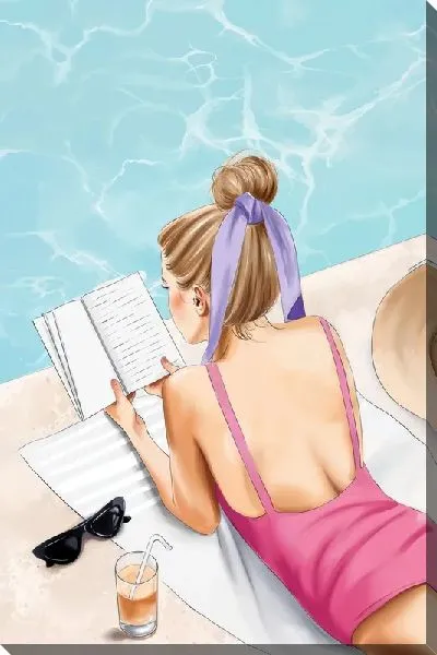 Картина маслом Бассейн №301