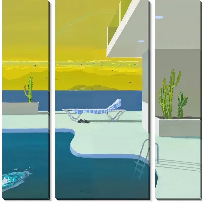 Модульная картина Бассейн №305