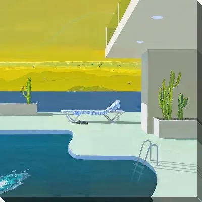 Картина маслом Бассейн №305