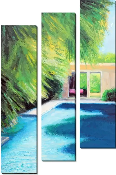 Модульная картина Бассейн №309