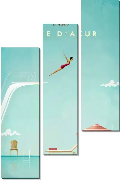 Модульная картина Бассейн №311