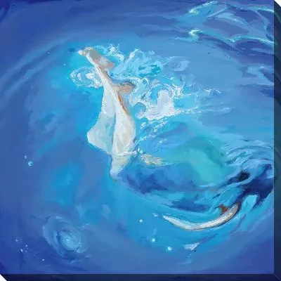 Картина маслом Бассейн №312