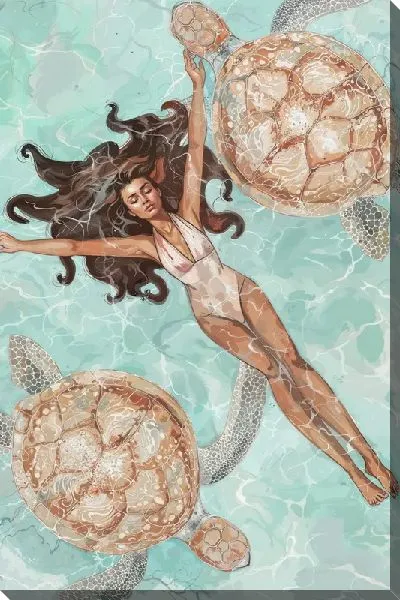 Картина маслом Бассейн №313