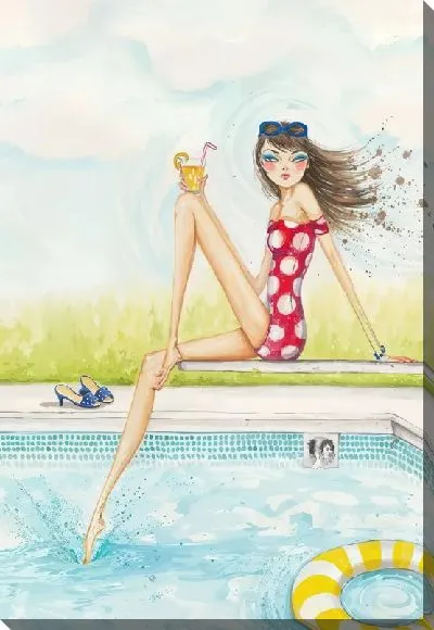 Картина маслом Бассейн №317