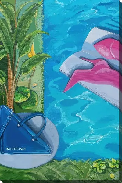 Картина маслом Бассейн №318