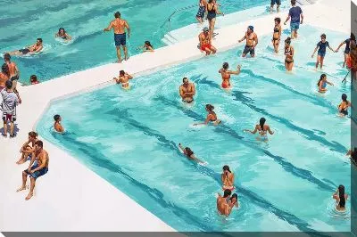 Картина маслом Бассейн №322