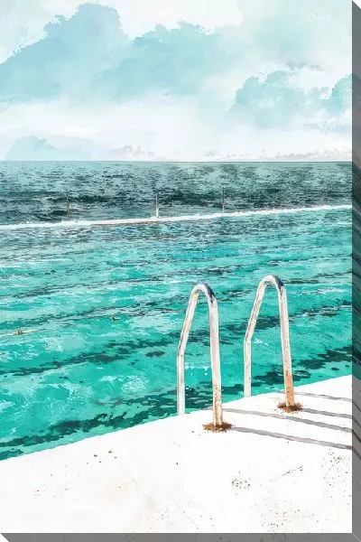 Картина маслом Бассейн №323