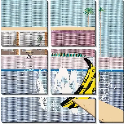 Модульная картина Бассейн №324