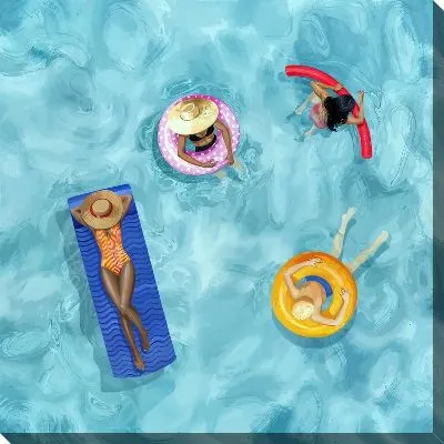 Картина маслом Бассейн №325