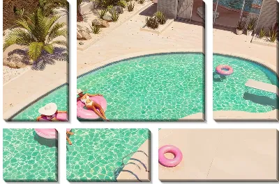 Модульная картина Бассейн №330