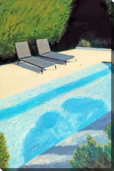 Картина маслом Бассейн №332