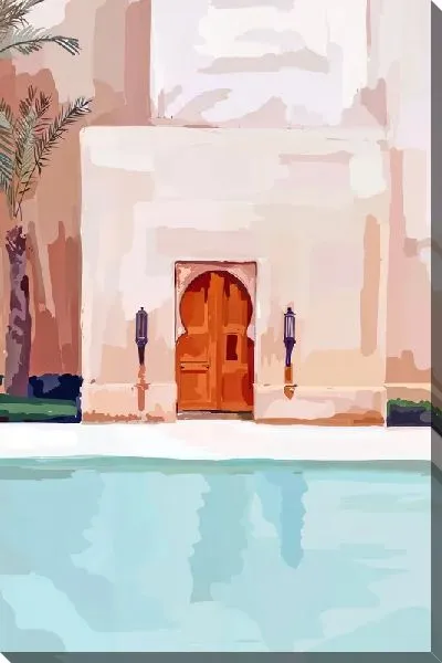 Картина маслом Бассейн №333