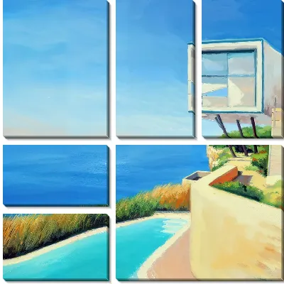Модульная картина Бассейн №334