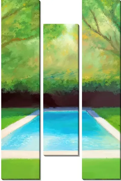 Модульная картина Бассейн №339
