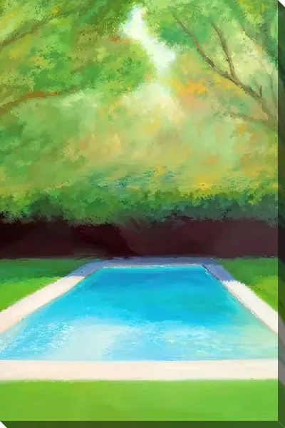 Картина маслом Бассейн №339