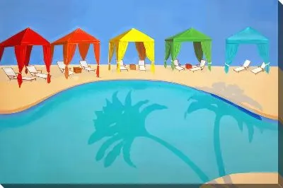 Картина маслом Бассейн №343