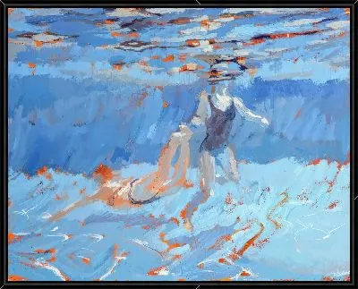 Картина Бассейн №348