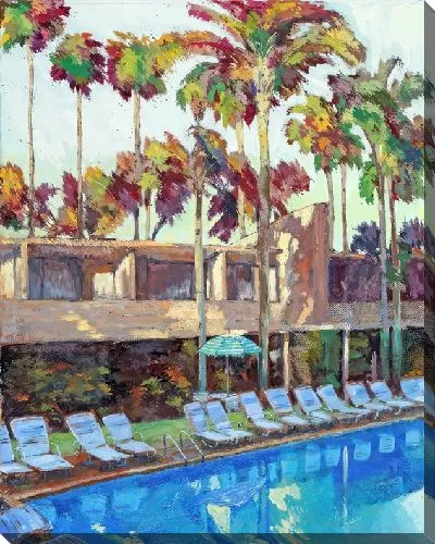 Картина маслом Бассейн №352