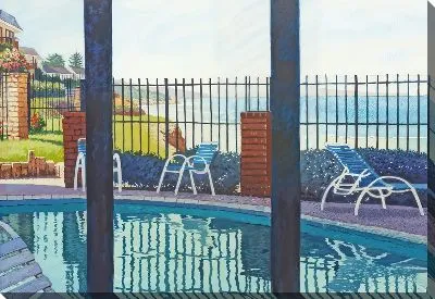 Картина маслом Бассейн №356