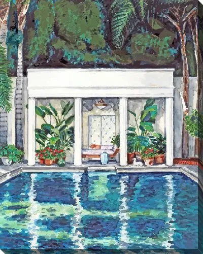 Картина маслом Бассейн №364