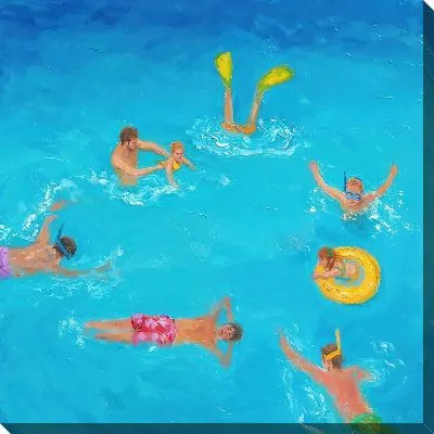 Картина маслом Бассейн №366