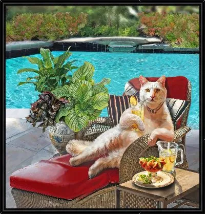 Картина Бассейн №372