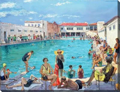 Картина маслом Бассейн №374