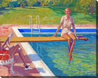 Картина маслом Бассейн №380