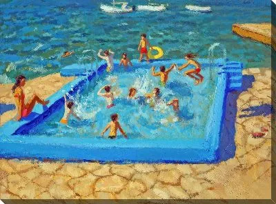 Картина маслом Бассейн №381