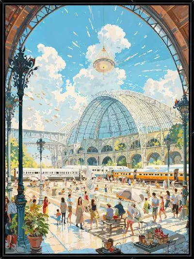 Картина Вокзал №21