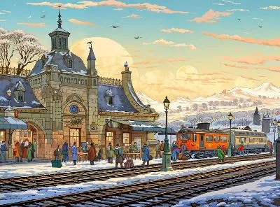 Плакат Вокзал №5