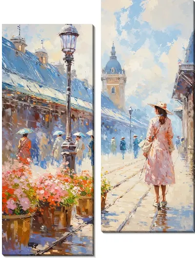 Модульная картина Вокзал №14