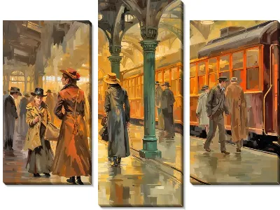 Модульная картина Вокзал №19