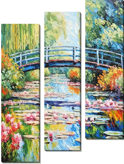 Модульная картина Мостик №1