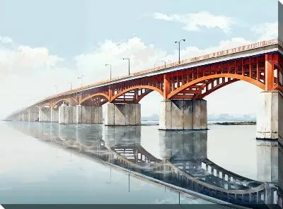 Картина маслом Мостик №5