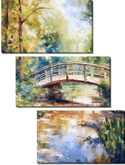 Модульная картина Мостик №6