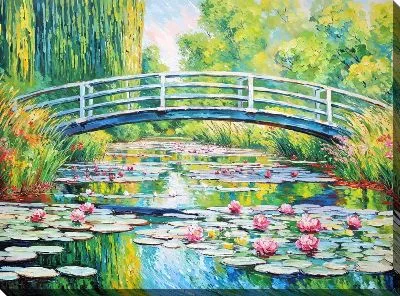 Картина маслом Мостик №9