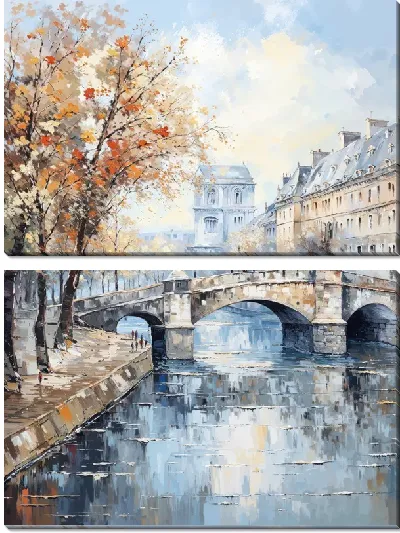 Модульная картина Мостик №10